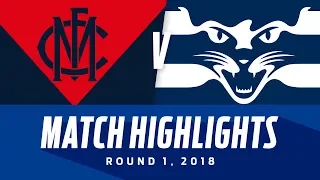 Match Highlights: Melbourne v Geelong | Round 1, 2018 | AFL