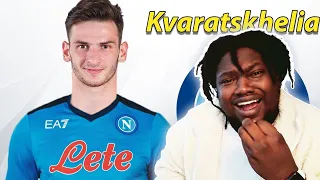 Khvicha Kvaratskhelia ● Welcome to Napoli 🔵 Best Skills & Goals REACTION!!!!