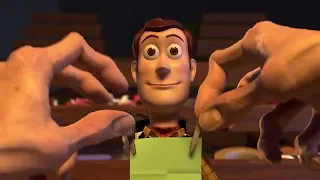 Toy story 2 fixing woody (REVERSED)