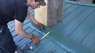 Metal Roofing Chimney Flashing Kit DIY Video - Mid Maine Metal