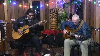 "'Opihi Moemoe",  Ledward Kaapana  With Fran Guidry At The Pono Hawaiian Grill In Santa Cruz