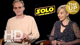 Paul Bettany and Emilia Clarke ultimate Solo: A Star Wars Story interview