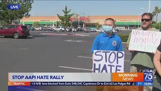 Stop AAPI Hate Rally held at site of recent attack in San Gabriel Valley