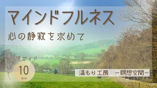 【瞑想10分】マインドフルネス瞑想で心の静寂を求める 朝の瞑想 夜の瞑想 瞑想ガイド 誘導瞑想