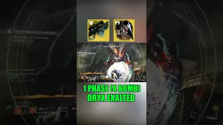 Whisper DESTROYS Oryx Exalted (1 Phase 4 Bomb)