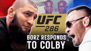 Khamzat Chimaev - Responds to Colby / Reacts to UFC 286