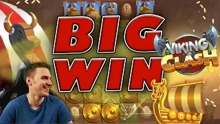 BIG WIN on Viking Clash Slot - £3 Bet