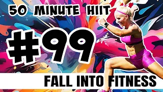 50 MINUTE HIIT AND STRENGTH WORKOUT | High Impact Cardio | Weights | Tabata | #99