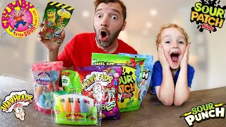 3 Year old Ranks Every Sour Candy!
