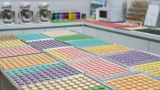 Making 1,600 macarons by my self in 3 hours