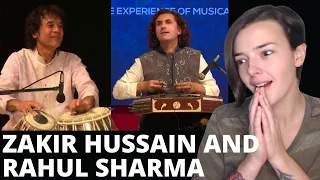 Ustad Zakir Hussain and Rahul sharma - #Tabla and #Santoor | REACTION!!!