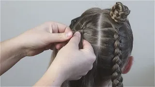 Две прически для школы / прическа на каждый день / #прическа на длинные волосы