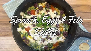 Spinach and egg skillet