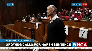 Gerhard Ackerman | Growing calls for harsh sentence