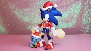 Sonic Adventure Christmas Santa Sonic(Custom) Figure
