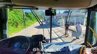 Explorando o extremo sul da Ilha em Floripa, linha 561 Caieira da Barra do Sul no retorno ao TIRIO.