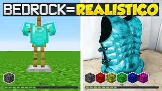 MINECRAFT MA LA BEDROCK = PIÙ REALISTICO