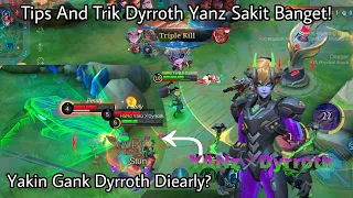 NEW Combo Skill Hero Dyrroth Dan Buildnya,Dyrroth No Counter 1 vs 1 Di Exp Lane😎 Mobile legends