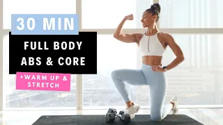 30 min dumbbell hiit workout | Full Body, Abs & Core