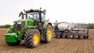 Nový John Deere 6R 250 + Kinze 3605 |Setí Kukuřice 2024