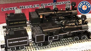 Lionel Heisler Comparison - What’s the difference? TMCC v.s. LEGACY