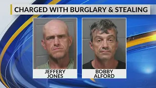 Lebanon men arrested for burgling barn