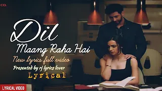 Dil Maang Raha Hai Lyrical Full Video Song / Ghost / Vikram B Sanaya / Shivam B