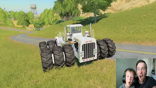 Is this the strongest tractor in Farming sim | FS19 hill climbing challenge | Tractors game