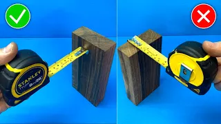 You Used Tape Measure Wrong For Years! 5 Hidden Features of Tape Measure