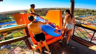 Waterslides at Jungle Aqua Park in Hurghada | Egypt