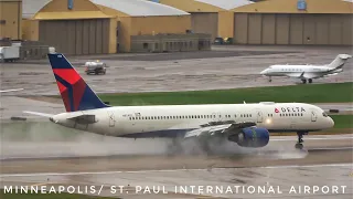 Cold & Wet Minneapolis/ St. Paul International Airport Spotting