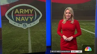 Runners bring game ball for Army-Navy game through CT