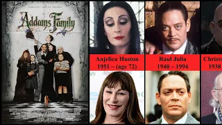 The Addams Family Cast (1991) | Then and Now