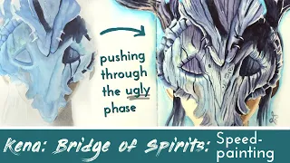 Kena: Bridge of Spirit (speedpainting)
