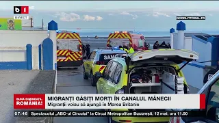 TRAGEDIE ÎN CANALUL MÂNECII_Știri B1TV_24 apr. 2024