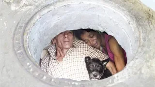 This Couple Has Been Happily Living In A Sewer For 22 Year And You Should See The Inside