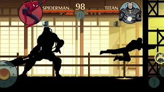 shadow fight 2 spiderman vs titan#popular