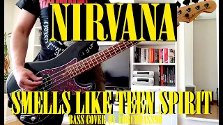 Nirvana - Smells Like Teen Spirit (Bass Cover + Lyrics) 4K