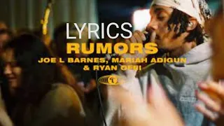Rumors (Lyrics) (ft Joe L Barnes, Mariah Adigun & Ryan Ofei | Tribl Worship Night / Maverick City