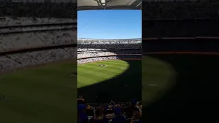 West Coast vs Richmond at Optus Stadium Pre-game 2018