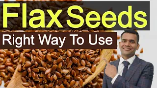 How To Use Flaxseeds  For High Blood Sugar, Blood Insulin
