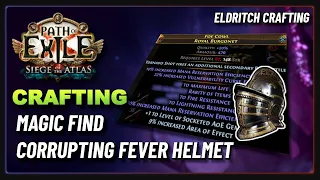 PoE 3.17 - Crafting a CF MF Tornado Shot Helmet