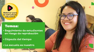 Webinar para la estructura educativa