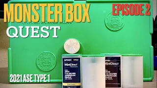 2021 American Silver Eagle Type 1| THE MONSTER BOX QUEST | Episode 2