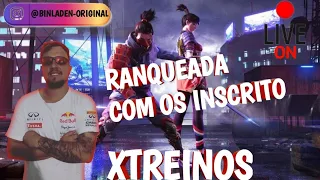 LIVE FREE FIRE 🔴 XTREINO COM A LINE 🔥XTREINO PTN # 3K