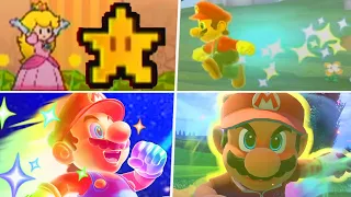 Evolution of Super Stars in Super Mario Games (1985 - 2021)