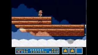 Super Mario Bros. 3 SNES: World 7-Ludwig's Airship