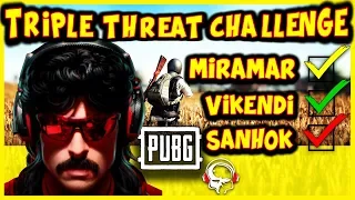 Dr Disrespect COMPLETED Solo PUBG Triple Threat Challange-FİRST TİME -Doc Triple Threat Challange#70