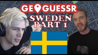 Famous Streamers Trying To Guess SWEDEN On GeoGuessr COMPILATION PART 1