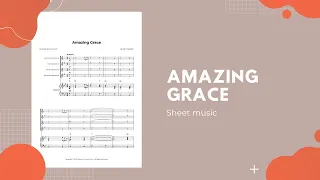 Amazing Grace - Saxophone Quartet Sheet Music